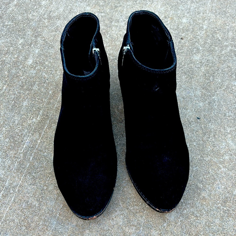 Leather booties